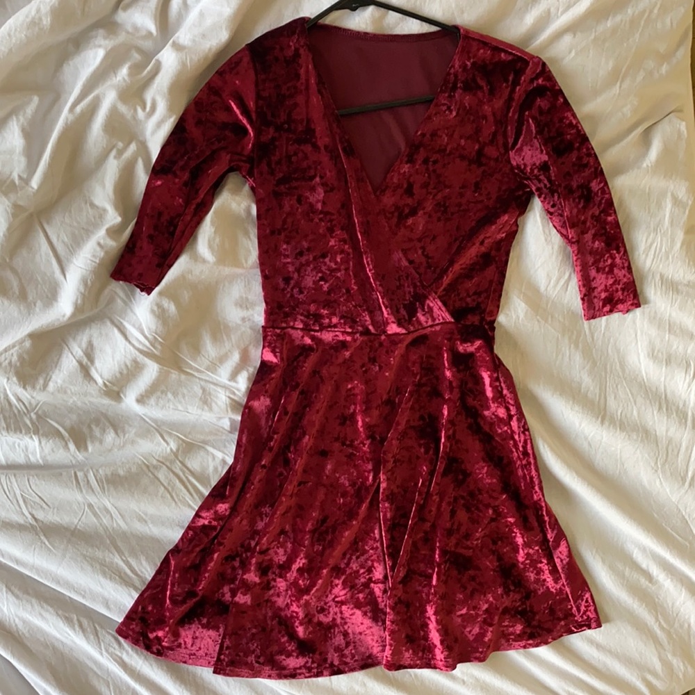 Velour dress